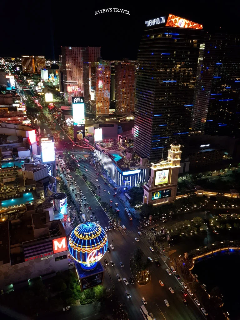 Vistas desde Torre Eiffel Las Vegas