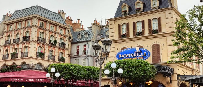 Entrada a la atracción Ratatouille en Disney Studios París