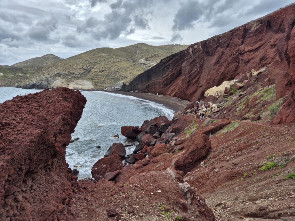 Que ver Santorini Red Beach