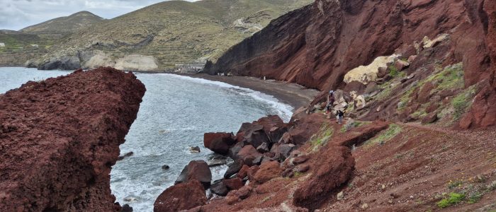 Que ver Santorini Red Beach